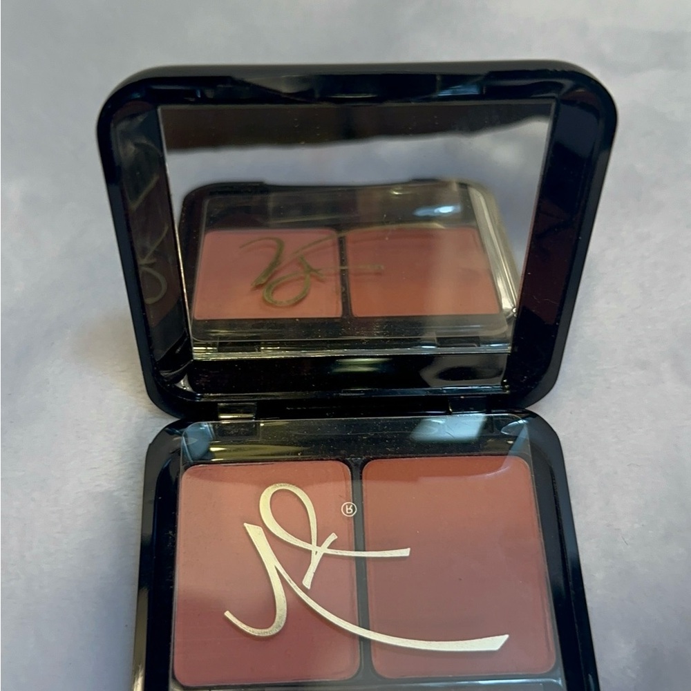 Signature Blush Palette by [Brand] - Soft Pink and Tan Shades